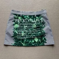 PEARLY GATES リーフ柄スカート サイズ2