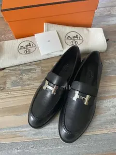エルメス Faubourg ローファー 37