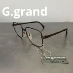 g.grant TITAN-P ブラウン メガネ　52▫︎15 135