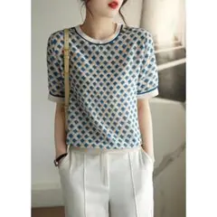 【yfzh322】Tシャツ レディース 半袖トップス サイズ:M 新品未使用