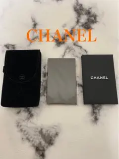 CHANEL コンパクトミラー オイルコントロール ティッシュ ブラック