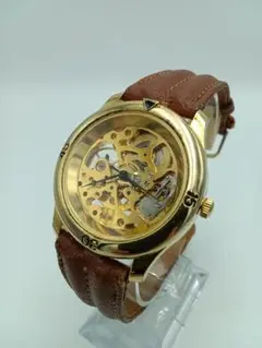 スケルトン 手巻き時計 良好