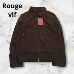 極美品・タグ付き⭐️ ルージュヴィフ　スイングトップ　ブルゾン　チェック柄　中綿