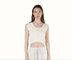 LYFT タンクトップBOUCLE KNIT TANKTOP