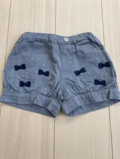 べべ　短パン　リボン　ショートパンツ