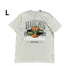NBA ミルウォーキー バックス Tシャツ グレー