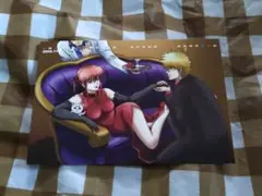 坂田銀時　銀魂　イラストカード　神楽