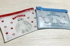 ベイマックス クリアポーチ フラットポーチ 2種 まとめ売り ディズニー