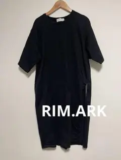 RIM.ARK リムアーク　スリット　ワンピース　ブラック