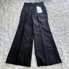【未使用】AKIRANAKタックワイドパンツ size1 ブラック