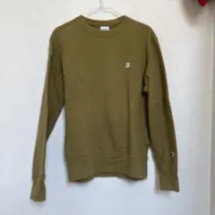 Champion クルーネックスウェット M オリーブ