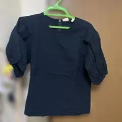 LEVI'S黒パフスリーブシャツ M