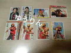 てれびくん　ゴジュウジャー　トランプ 　遠野吠　ゴジュウウルフ　a4