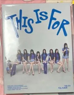 twice this is for CD アルバム thisver. 開封済み