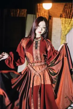 【ha|za|ma】繍美秘伝のワンピース