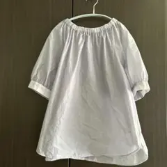 【NOLLEY'S】ソフトオーガンジーブラウス　SIZE36 パープル