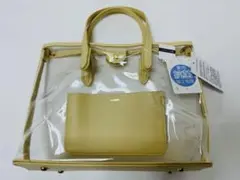 新品タグ付き　M'S GRACY エムズグレイシー　クリアトートバッグ　ビニール
