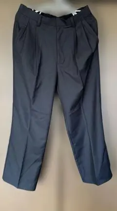 RETØUCH 2Tuck Wide Slacks-black- Mサイズ