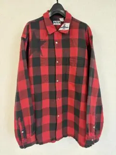 AFFA UNDERCOVER 藤原ヒロシ 切替 チェック ネルシャツ AFFAブロックチェックネルシャツundercoverアンダーカバーjonio