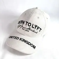 LYFT キャップ　ホワイト BORN TO LÝFT SUEDE CAP