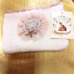 ポーチ❤[ラルイズ] チュールレース 日本製　新品未使用タグ付き