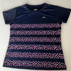 prince テニス Tシャツ ネイビー