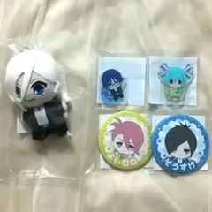 バンやろ レイ④ ホワイトデーくじ ぬいぐるみ 缶バッジ 5点セット