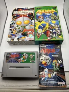 【３本セット】スーパーファミコンソフト ウルトラリーグ、バトルサッカー１＆2