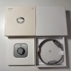 【訳あり】Oura Ring 4 サイズ9 ブラッシュドシルバー 箱入り