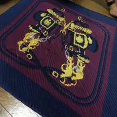 294超美品 エルメス HERMES ガラ プリーツスカーフ カレ