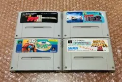 【SFCソフト4本セット・任天堂・ファミコン】gda