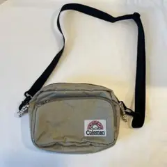 Coleman☆コールマン　斜め掛けバッグ　ベージュ