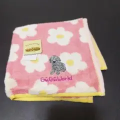 GuGuWorld 花柄ハンカチ ピンク