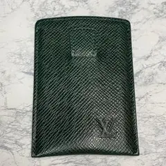 【美品】LOUIS VUITTON タイガ カードケース エピセアグリーン