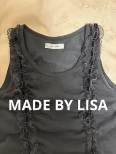 MADE BY LISA ブラックタンクトップ