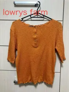 LOWRY'S FARM トップス オレンジ　前後2way