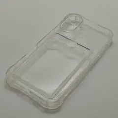 iPhone16 シンプル ケース カード 推し活　写真 透明 ポケット 人気
