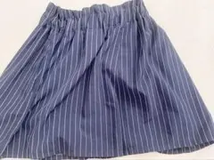 キュロットスカート ストライプ