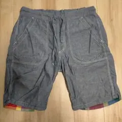 スペルバウンド ショートパンツ シャンブレー チェック 日本製サイズ30