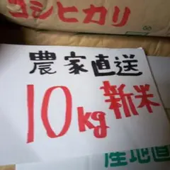 農家直送新米コシヒカリ