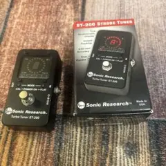 超高速ストロボチューナー Sonic Research ST-200 試奏動画】Sonic Research ST-200 Strobe Tuner Stomp Box