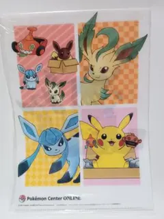 ポケモン イーブイ ピカチュウ リーフィア グレイシア A4クリアファイル