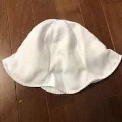 ホワイト ベビー帽子
