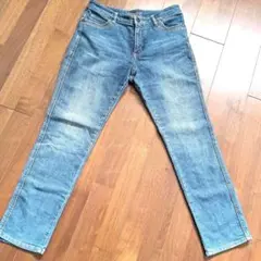 SASSON ストレートデニム ブルー　Lサイズ
