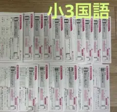 小3国語　カラーテスト　みなおしシート