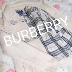 o6. BURBERRY BLUE LABEL ダッフルコート サイズ38
