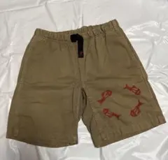 グラミチ　ショートパンツ　メキシコ製　さかなの刺繍　オールド？