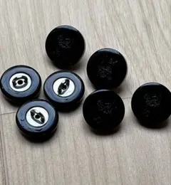 バーバリーブルーレーベル黒ボタンのみ×7個