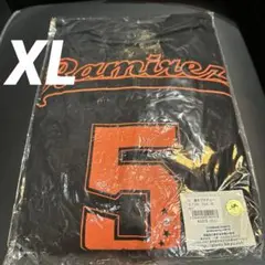 【新品未使用】ジャイアンツ　半袖tシャツ　黒　5番　ラミレス　XL