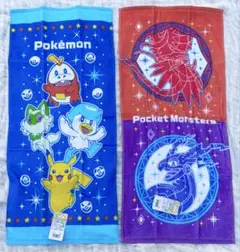 ポケモン　フェイスタオル　2枚セット② 新品